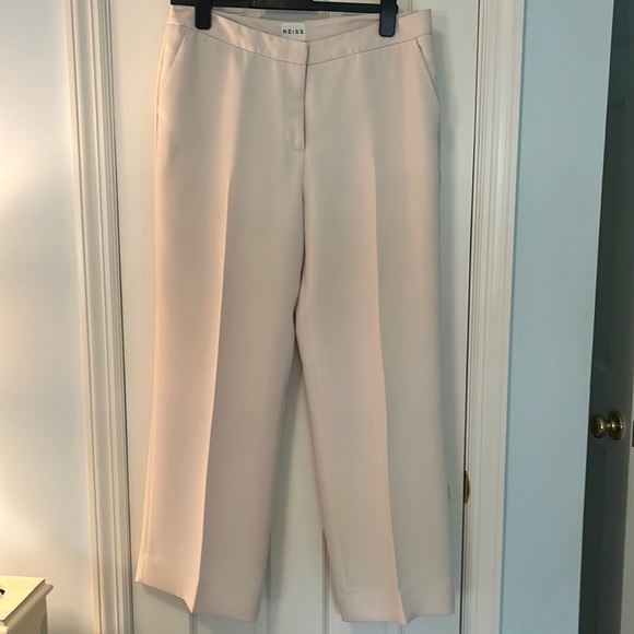 Reiss Pants - REISS flowy wide leg cream colored pants. EUC. Worn to one event.  Beautiful!